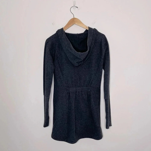 The North Face Asymmetrical Hooded Cinched back Sweater jacket yoga comfy - Picture 7 of 11